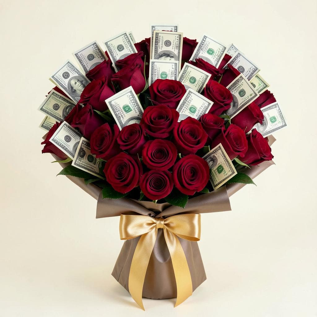 $500 Money Bouquet