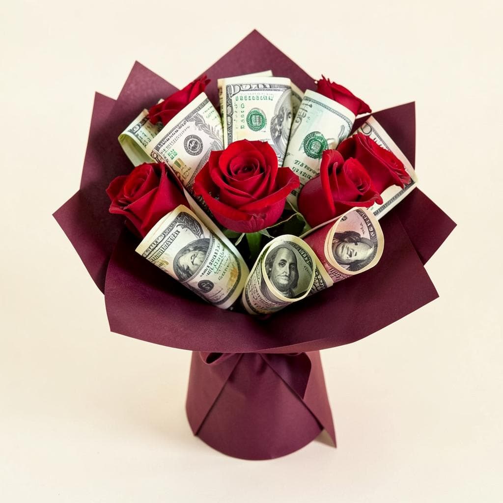 $100 Money Bouquet
